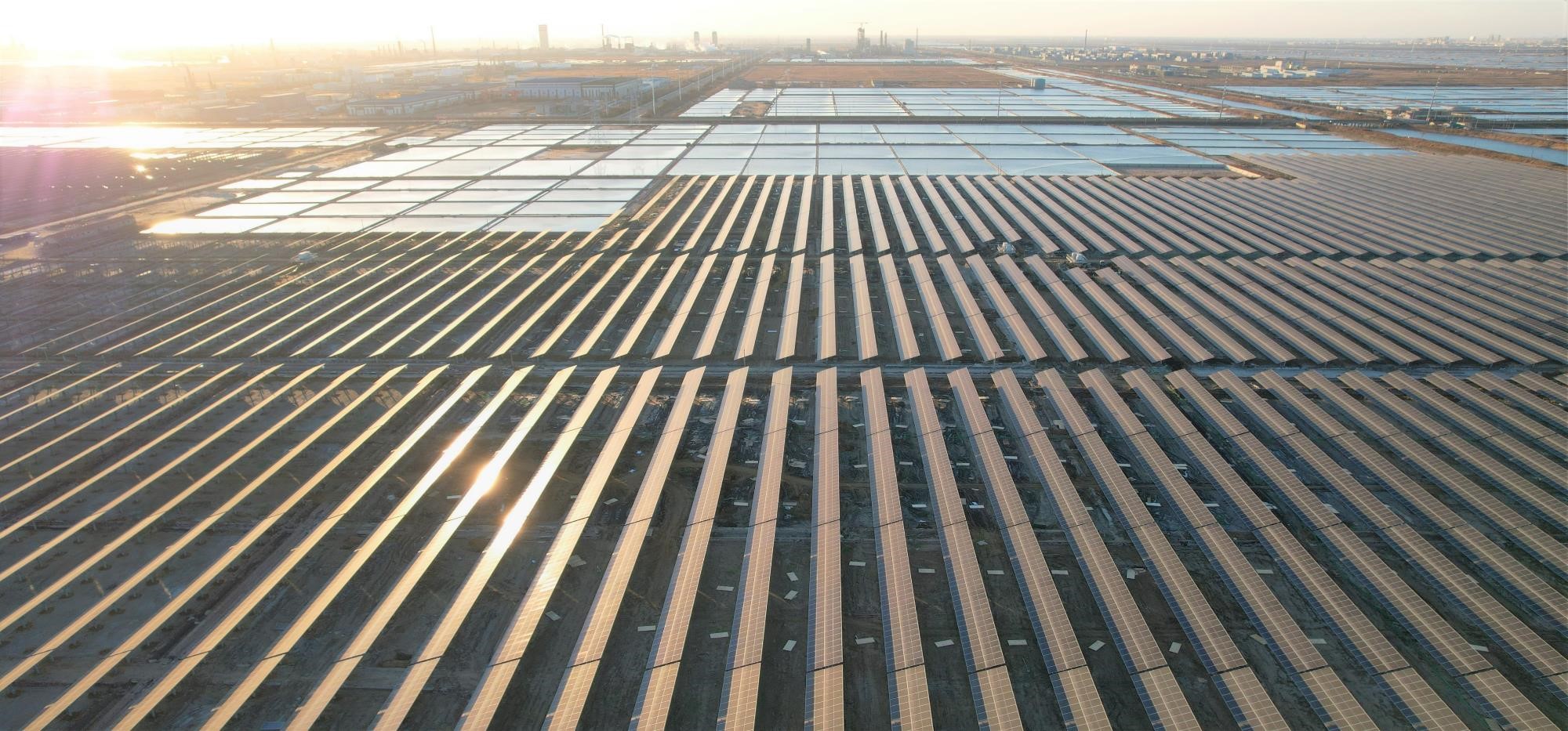 Shandong Lubei Saline-Alkali Tidal Flat National Large-Scale Wind-Solar Base Project Phase I 250MW Project, China