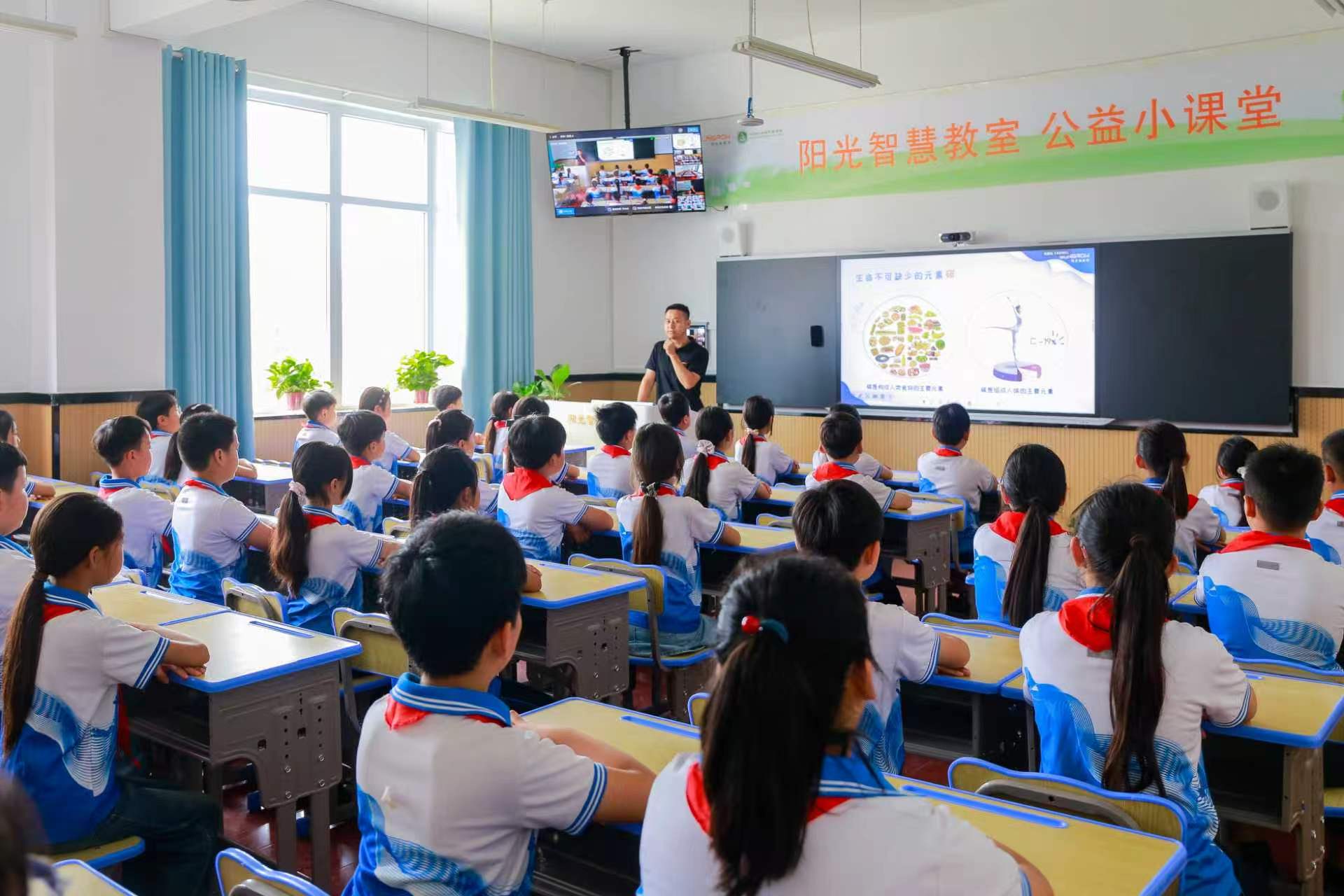 Sungrow Positive Energy Public Welfare Initiative | A Smart Classroom, a "New Scene" in Caoxian