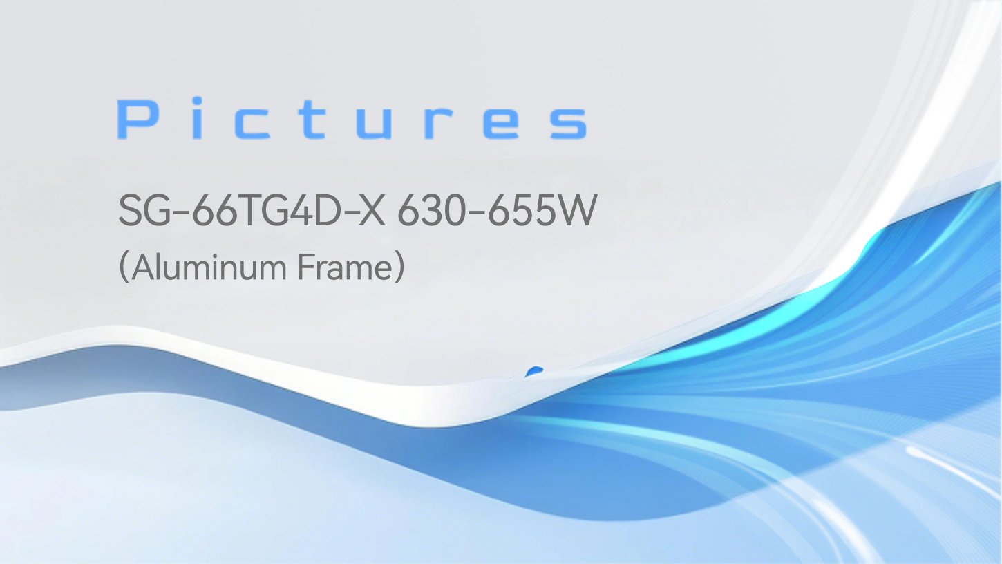 SG-66TG4D-X 630-655W（Aluminum Frame）